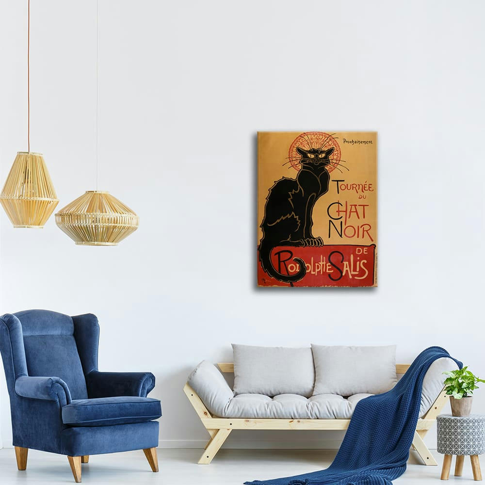 - Tableau Tournée du Chat Noir Théophile Alexandre Steinlen 80x110cm