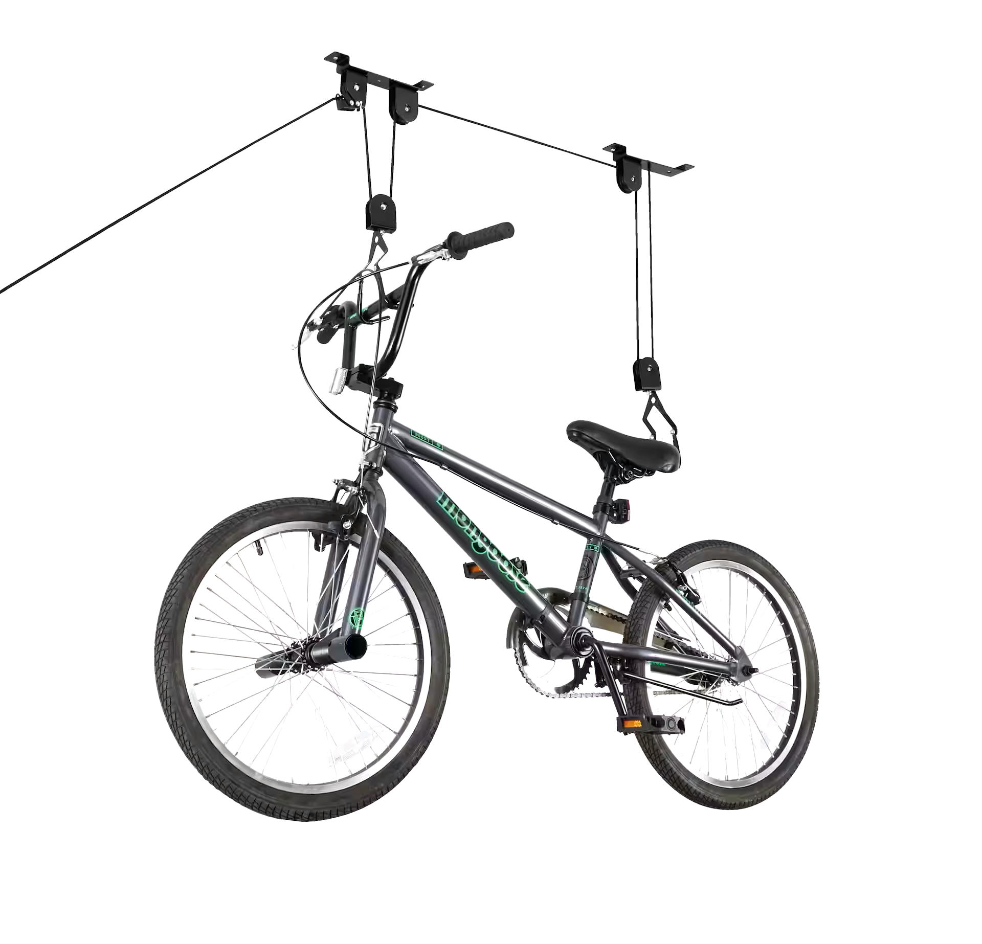 Mastercraft Ceiling Mount Pulley System Bike Lift / Bike Hanger, Up to 23-kgs