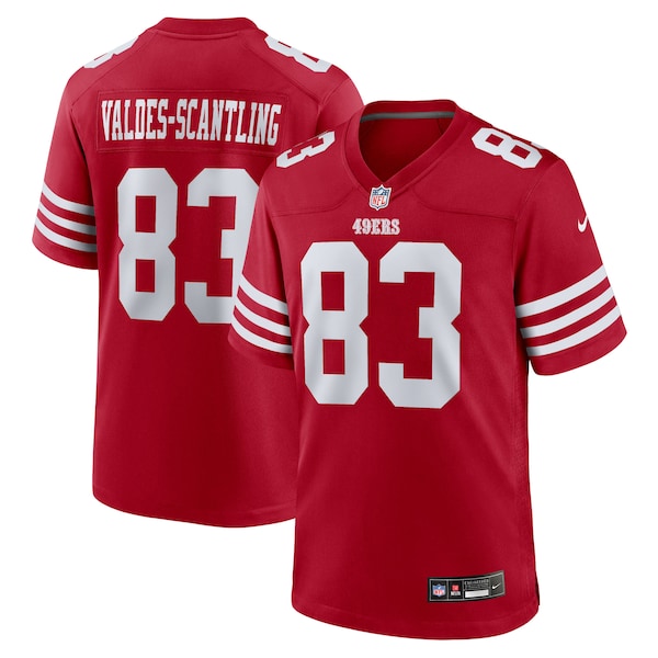 Marquez Valdes-Scantling San Francisco 49ers Nike Team Game Jersey -  Scarlet