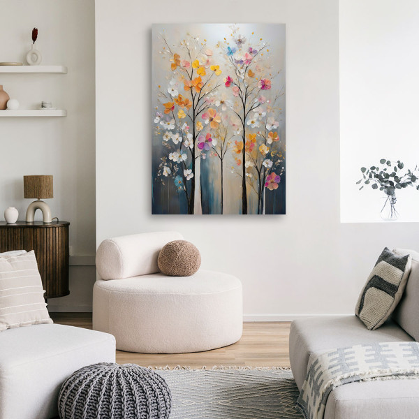 Feeby Obraz na płótnie, Kolorowe Drzewo Abstrakcja 40x60