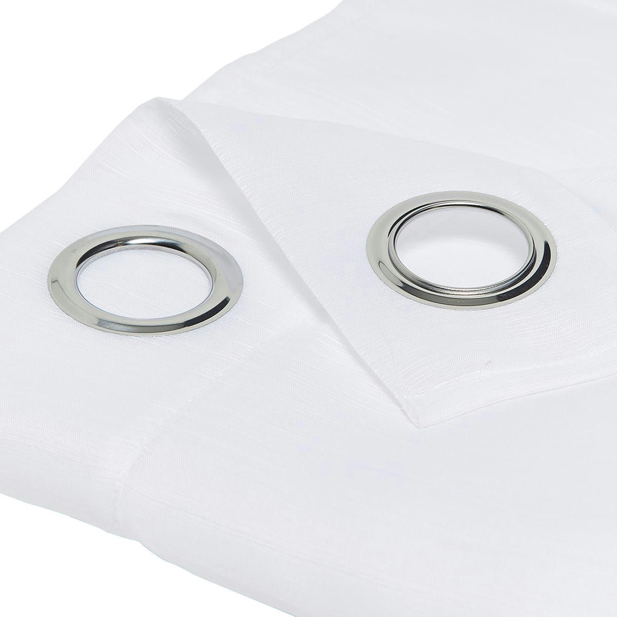 - Voilage en Polyester Blanc 135x240 cm