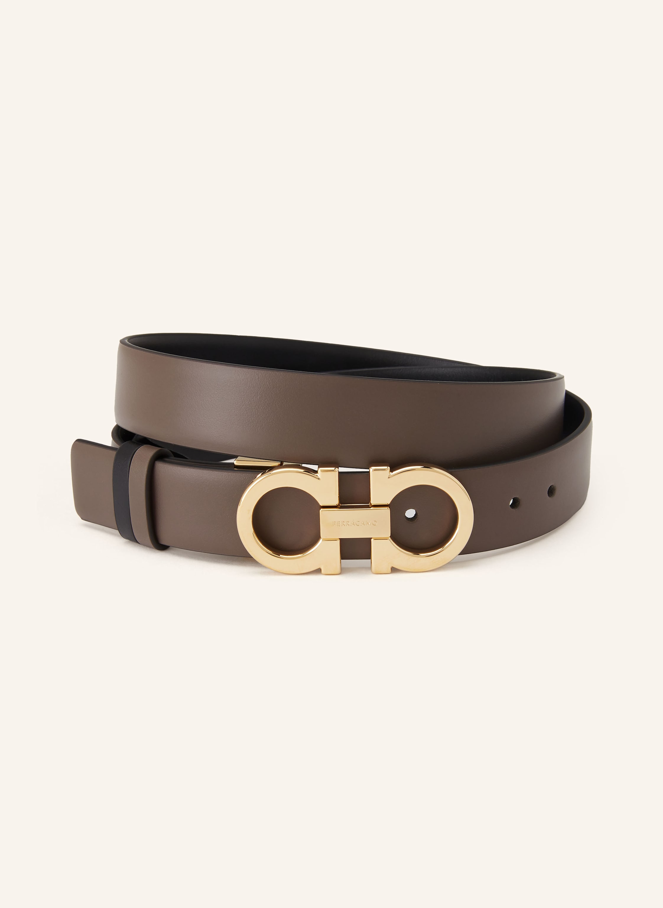 FERRAGAMO Ledergürtel DONNA zum Wenden