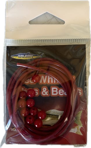 1 Packet of Wilson Red Whiting Tubes And Beads