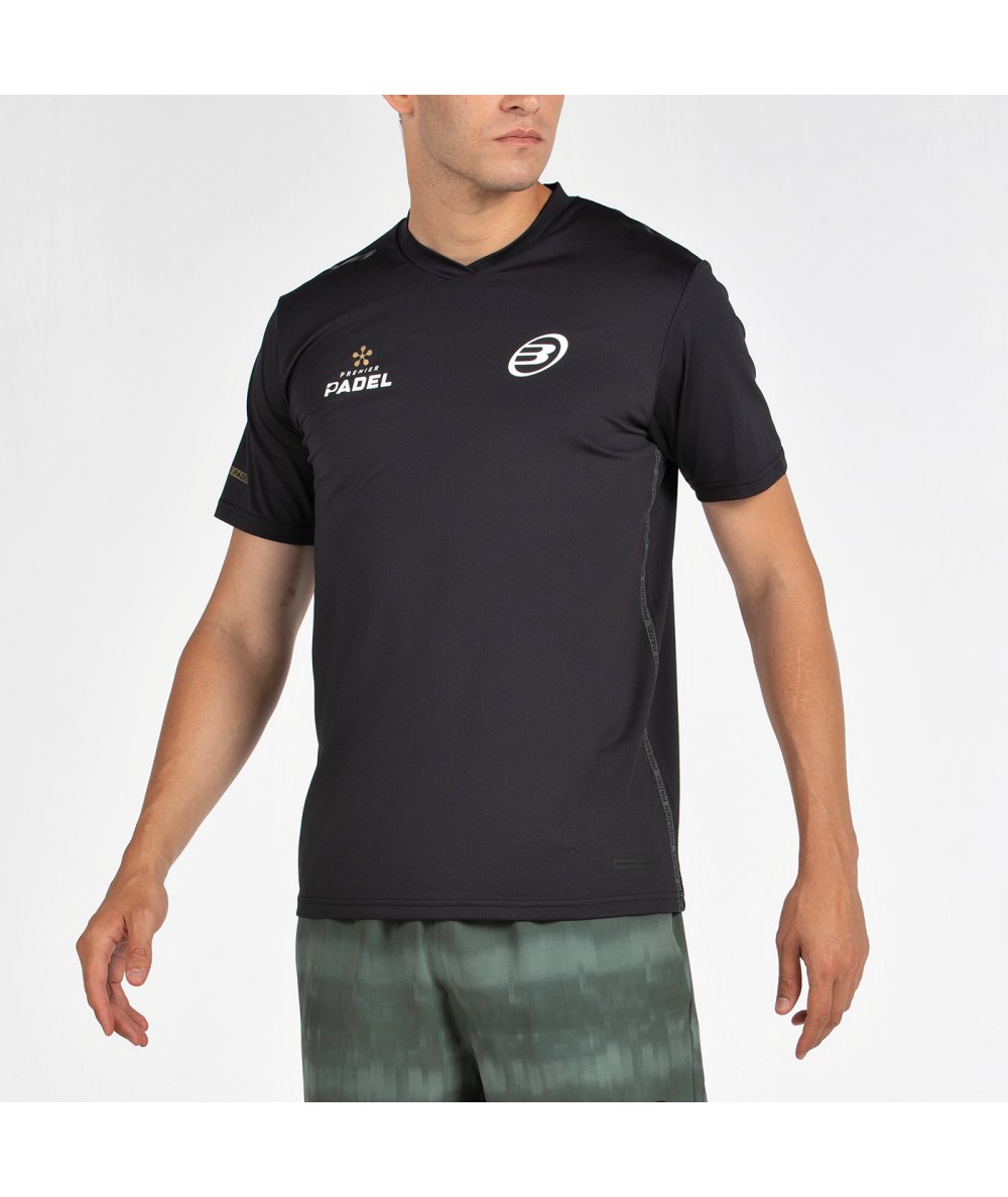 CAMISETA BULLPADEL PERICO NEGRO