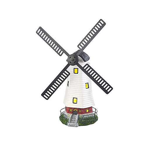 Moulin décoratif solaire à led 32 cm