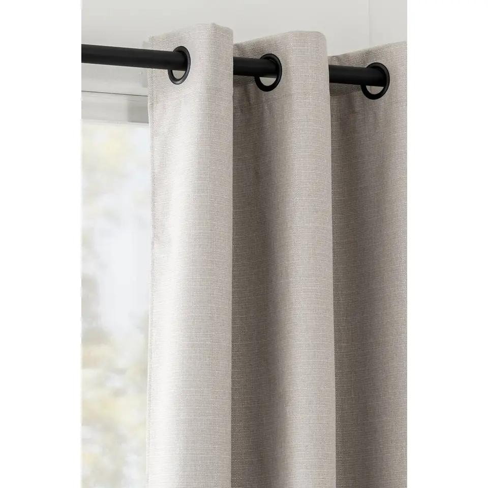 Gordijn Kai - beige - 135x280 cm (1 stuk)