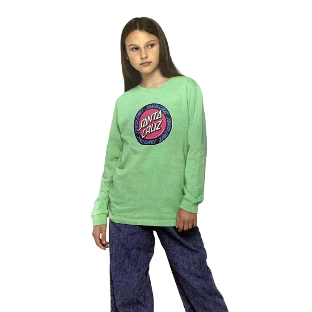 Santa Cruz Outer ringed dot long sleeve T-shirt