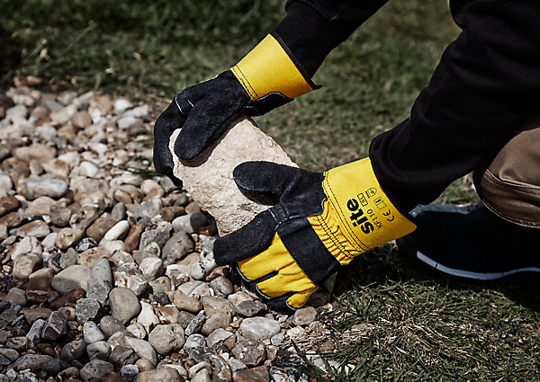 Gants de manutention en cuir Site - Taille 9 (L)