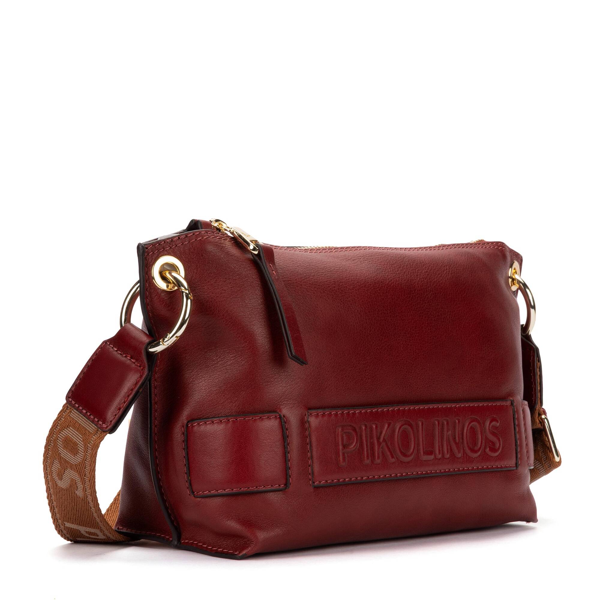 ALCUDIA - Bandolera rectangular con cierre de cremallera para mujer