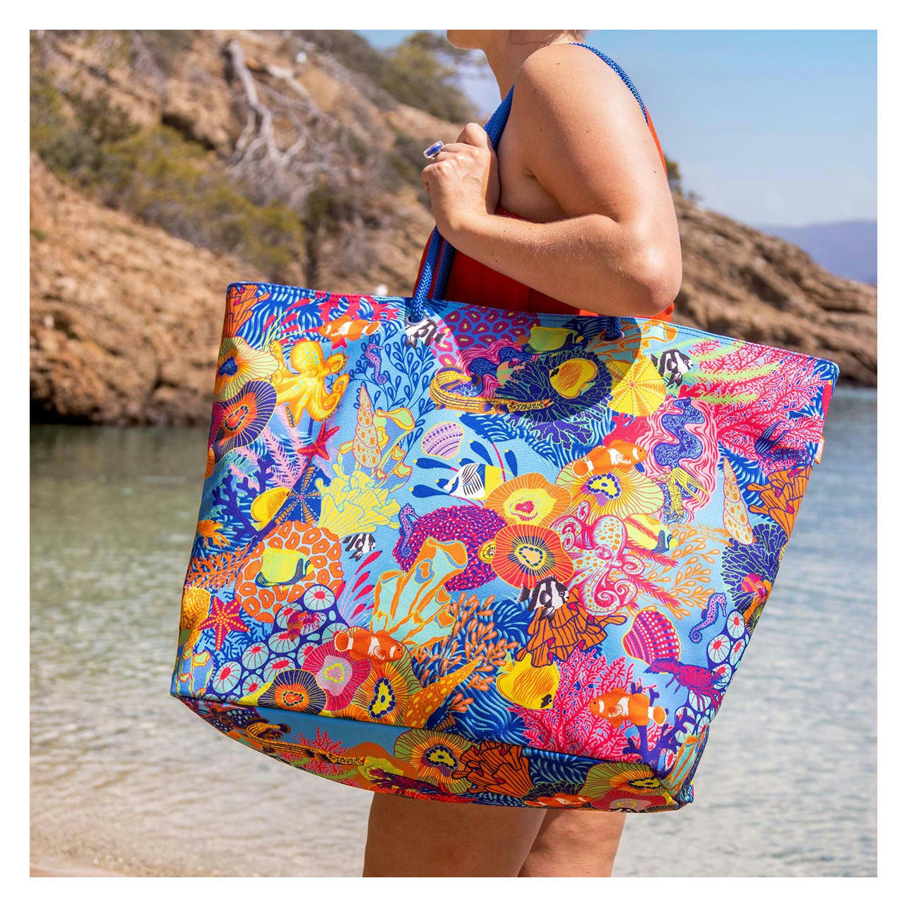 BEACH BAG - Très grand cabas de plage