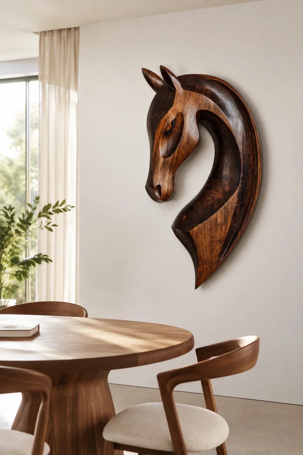 Horse Wood Relief #QA008