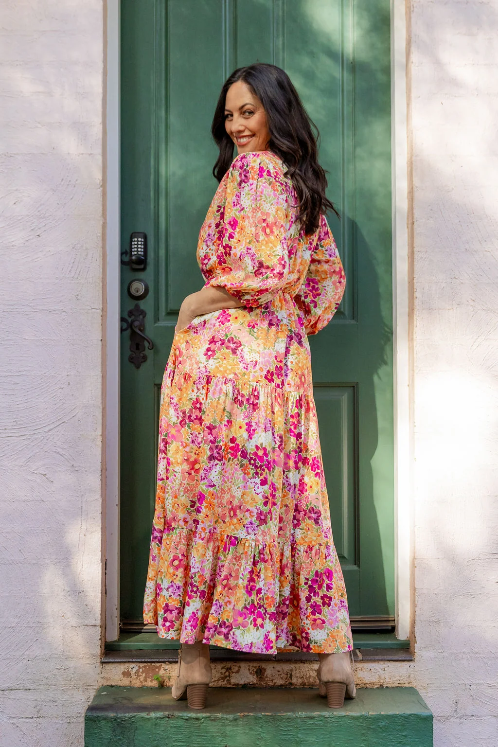 Billie Dress in Giardino Fall