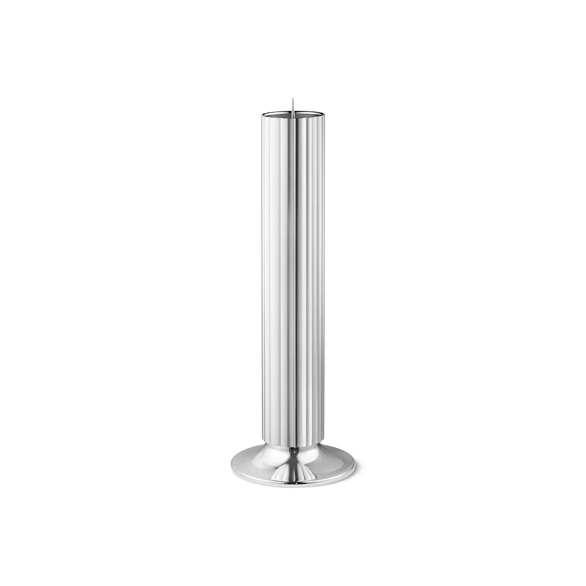 Georg Jensen - Bernadotte Boden Kerzenhalter, H 40 cm, silber