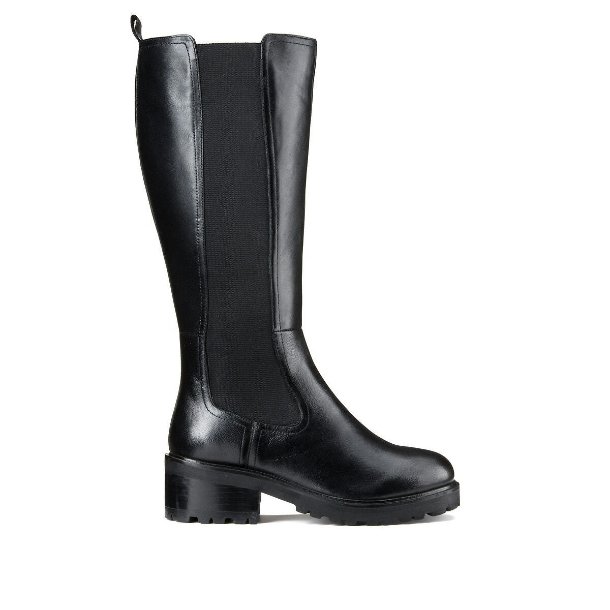 Bottes semelles crantées, mollet élastiqué
