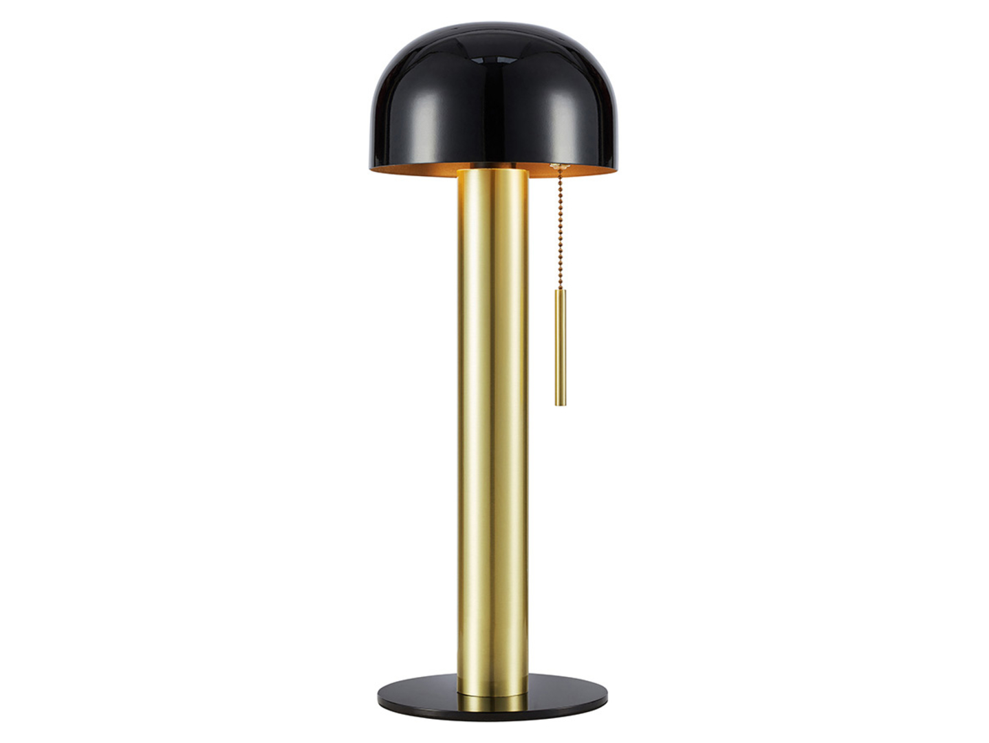 Lampa stołowa Costa 2-punktowa metalowa czarno-złota