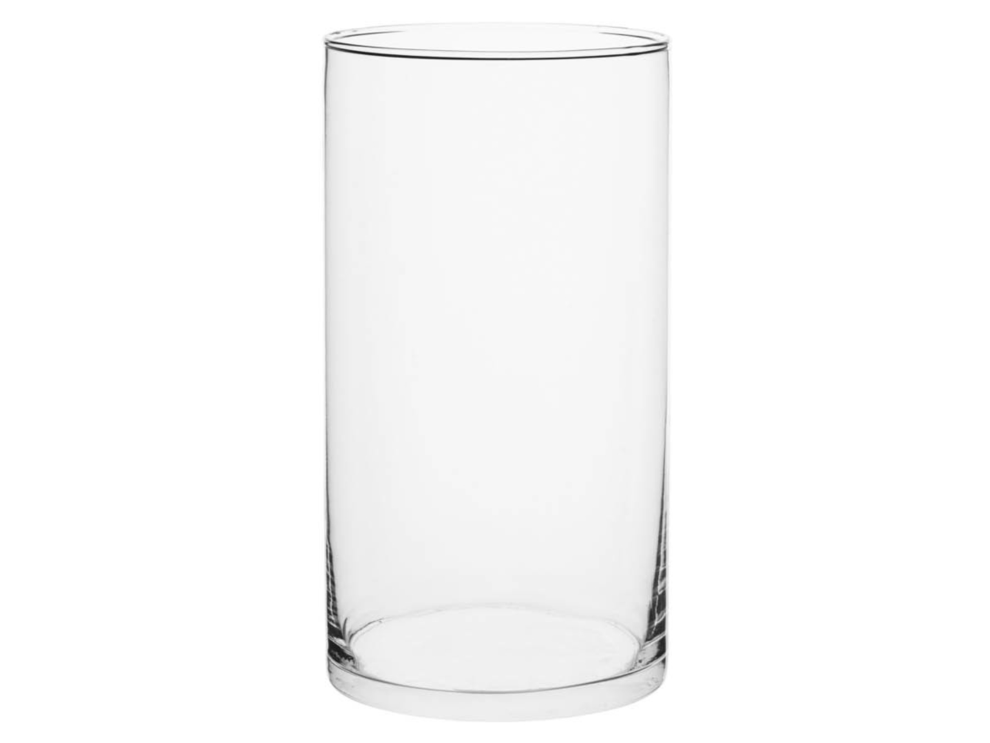 Wazon szklany Cylinder 29 cm transparentny