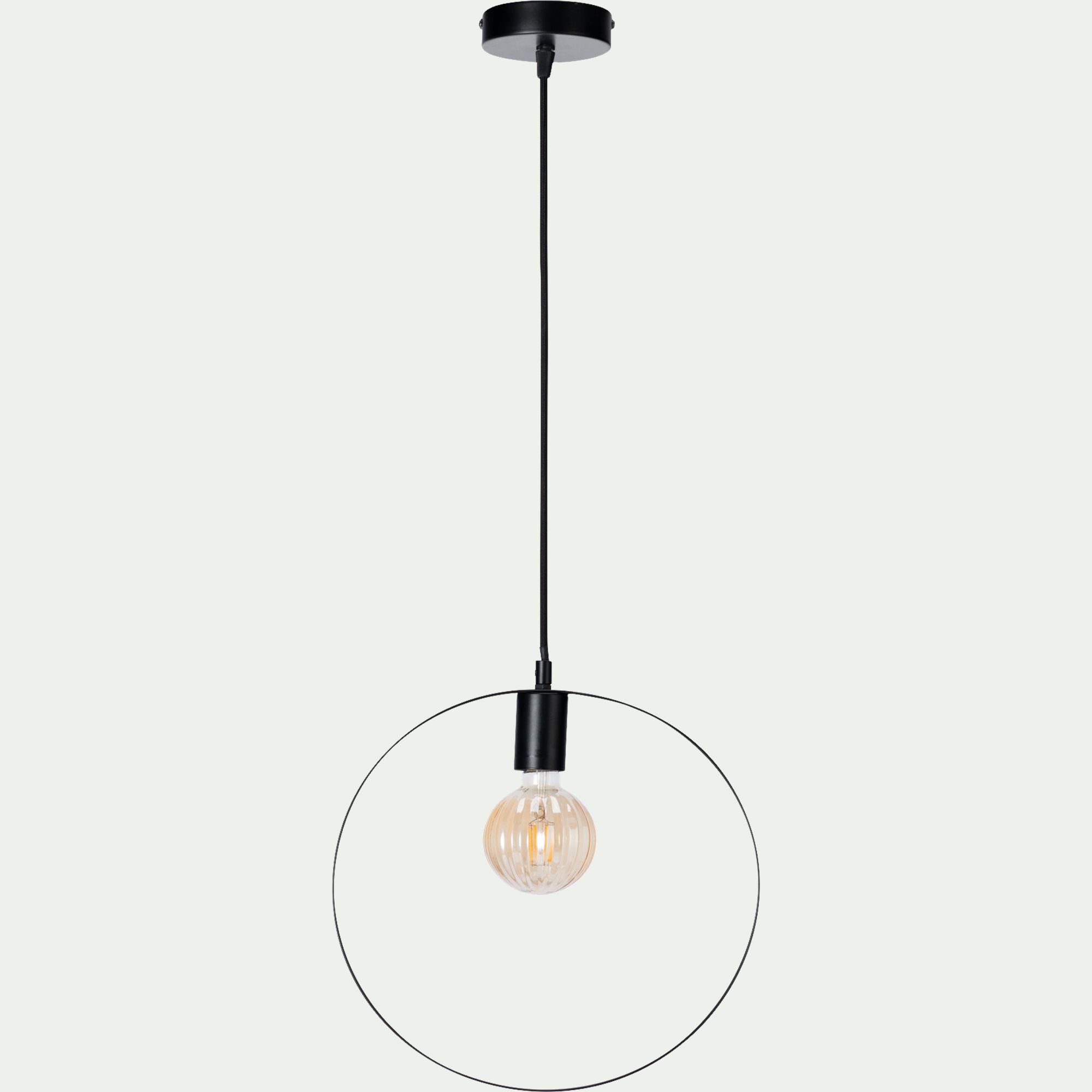 JULIANE - Suspension électrifiée en acier h105cm - noir