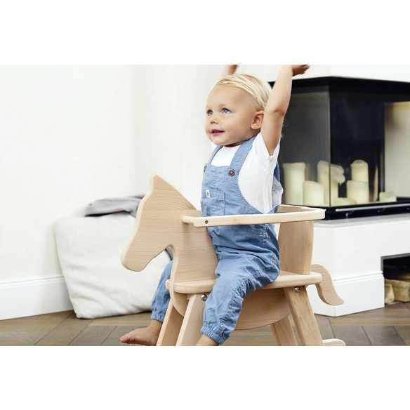 Schaukelpferd, BxHxL: 31 x 58 x 86 cm, für Kinder ab 9 Monaten bis 3 Jahren