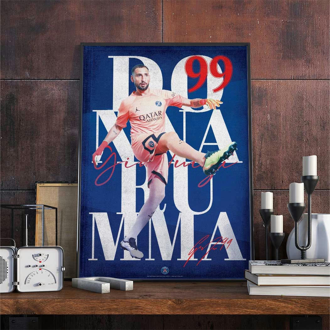 FOOT - Affiche Foot - PSG Street Gianluigi Donnarumma 40x60cm