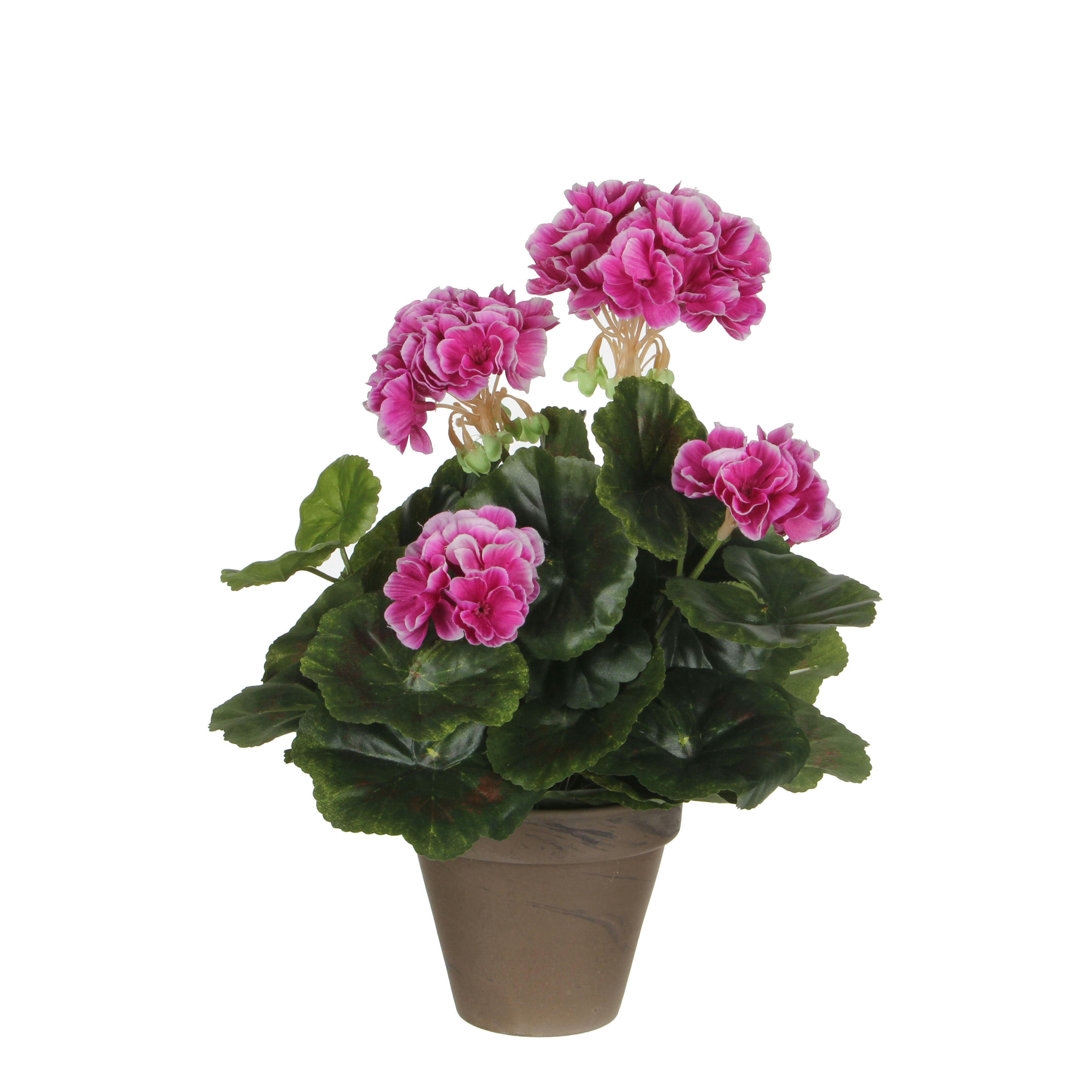 - Géranium artificielle violet en pot H34