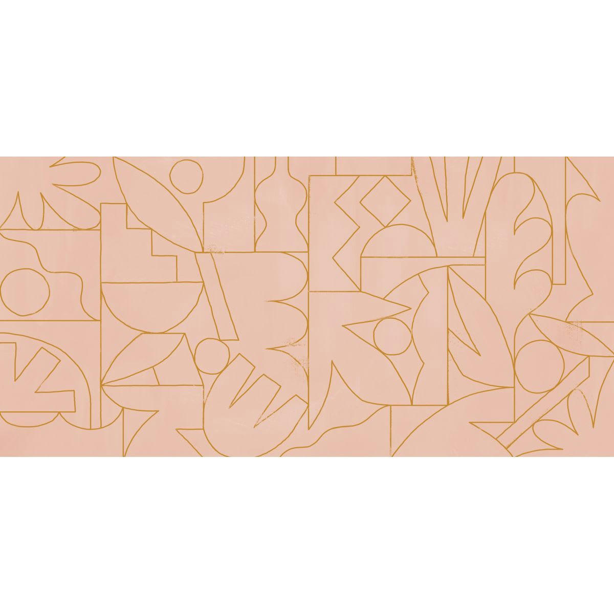 - Papier peint panoramique fragments 255 x 250 cm