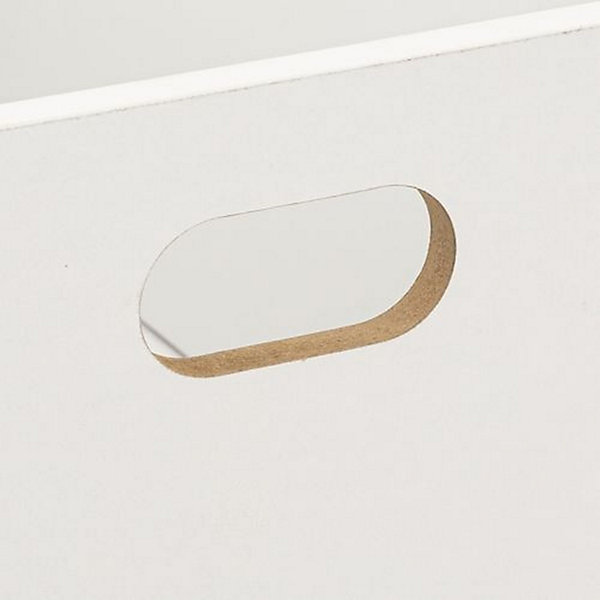 Lot de 6 Boîtes de rangement rectangulaire en MDF