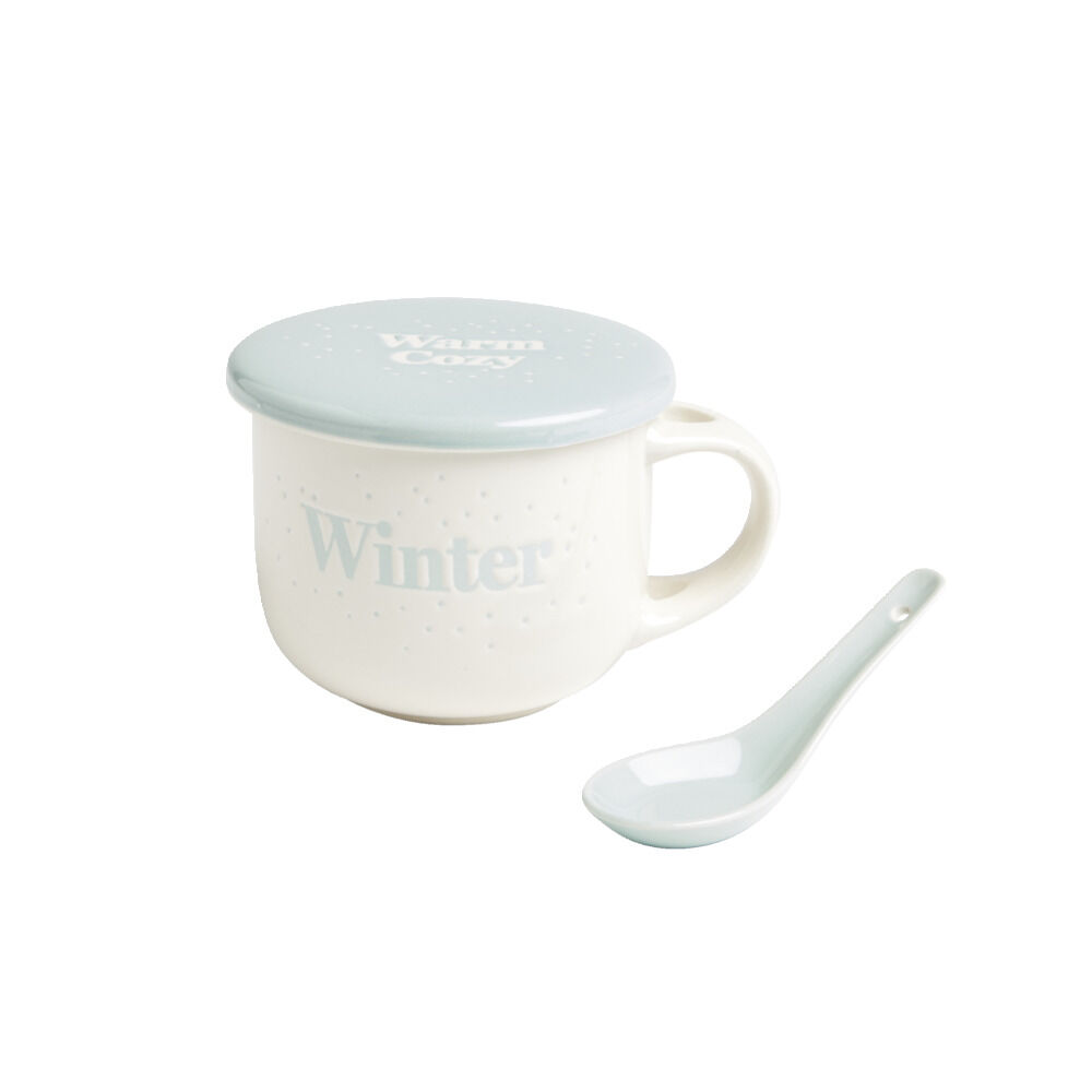 Bol jumbo 62cl avec cuillère et couvercle winter