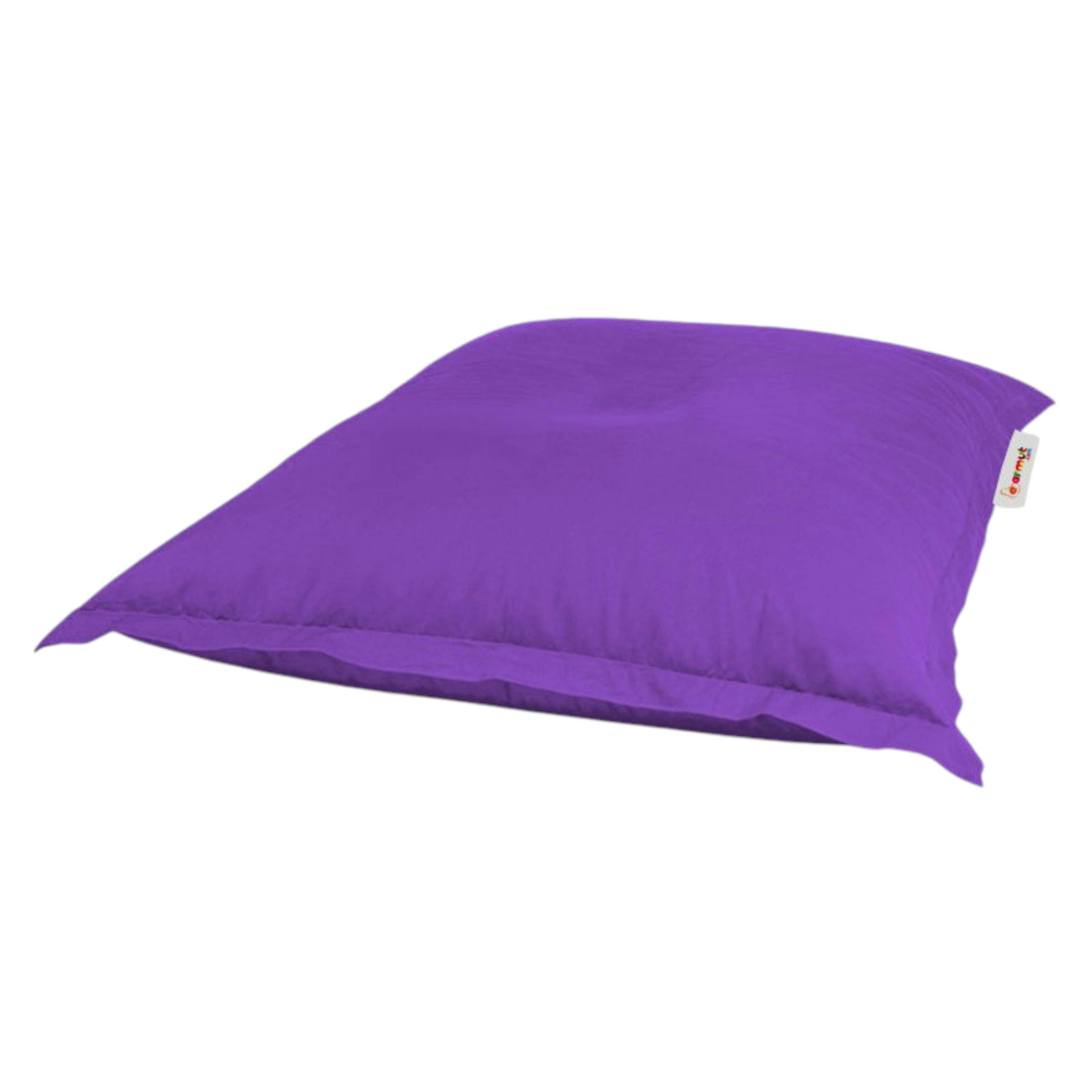 Pouf coussin de sol extérieur violet - 100 cm ARTA