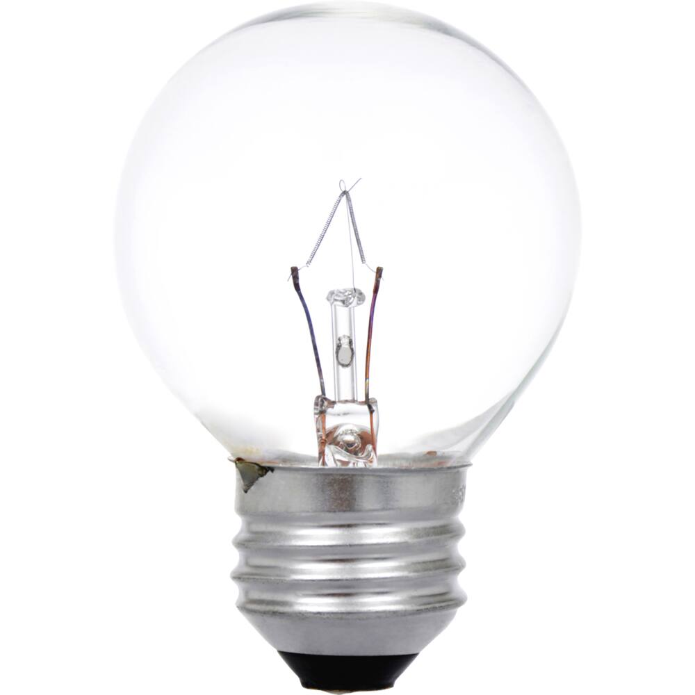 NOMA G16.5 E26 Base Vanity Dimmable Incandescent Light Bulbs, Warm White, 40W, 4-pk