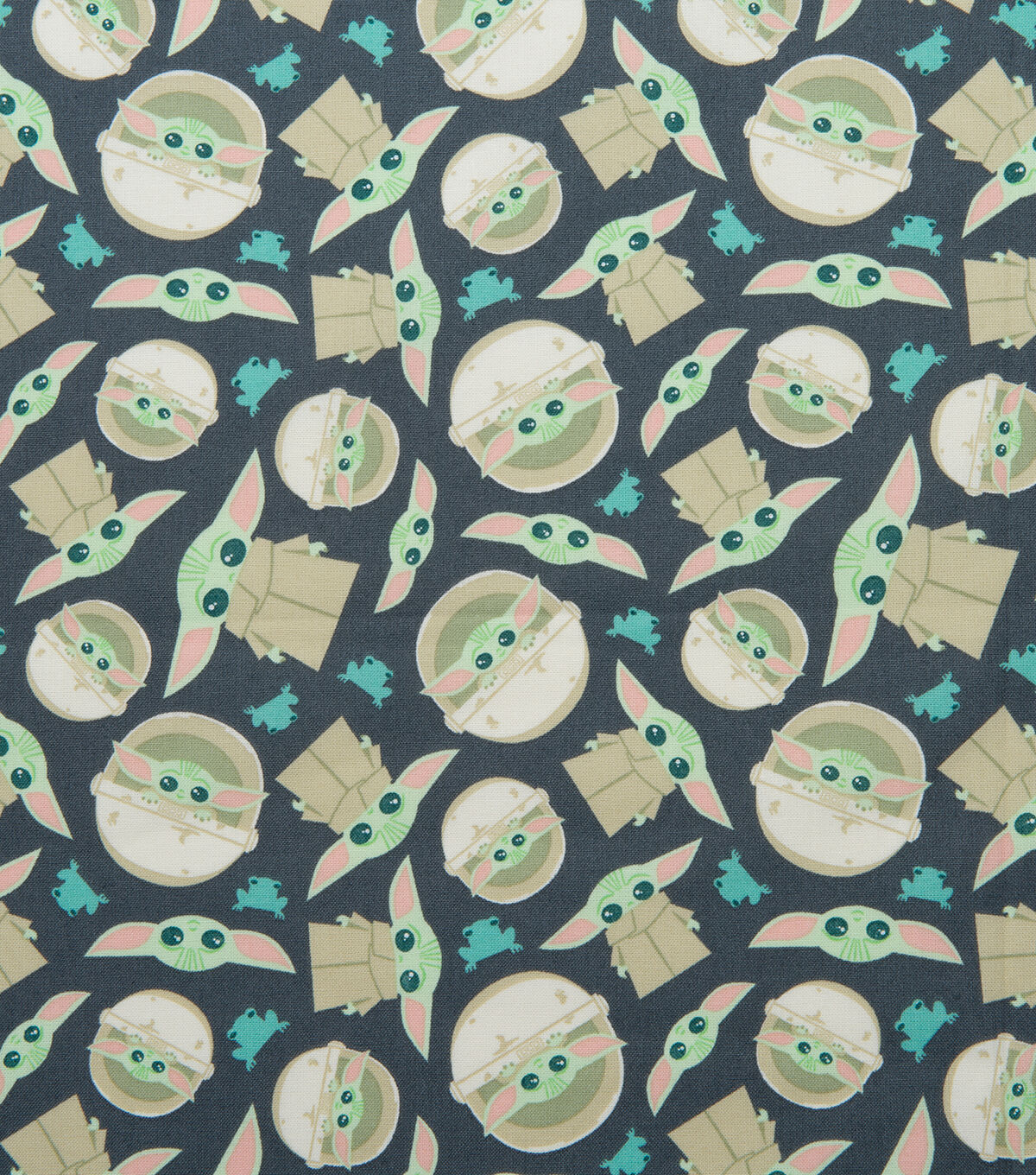 Star Wars Mandalorian Child Frog Cotton Fabric