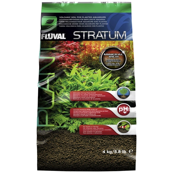Bodengrund »Stratum«, Vulkangestein, braun, 4 kg