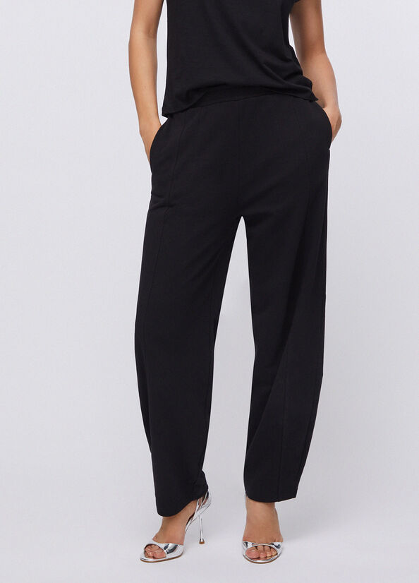 Pantaloni balloon in felpa