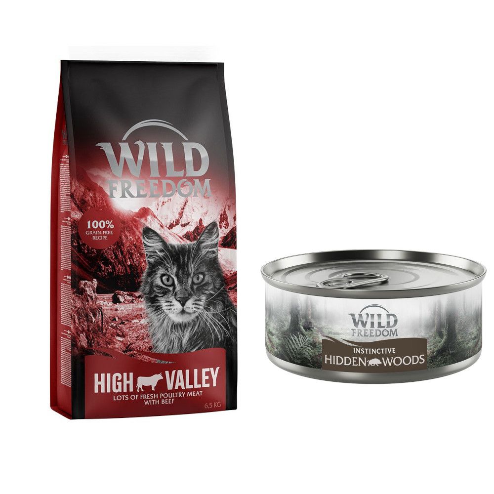6.5kg Wild Freedom + 6 x 70g Instinctive Wet Food - Special Bundle!*