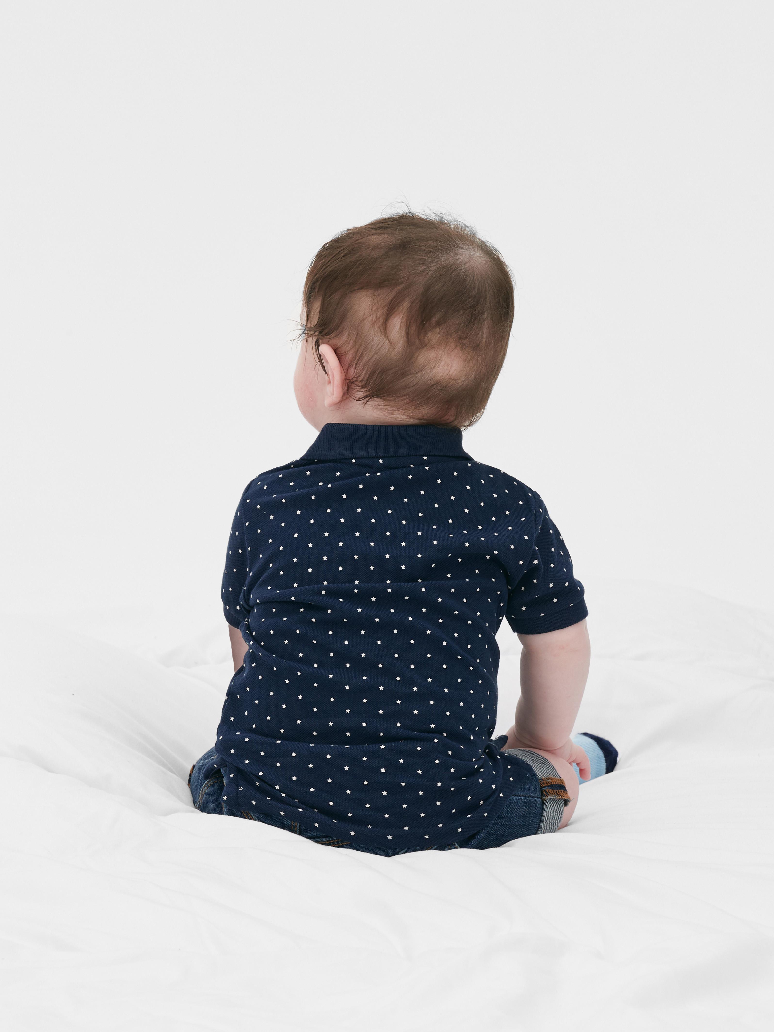 Short Sleeve Printed Polo Shirt