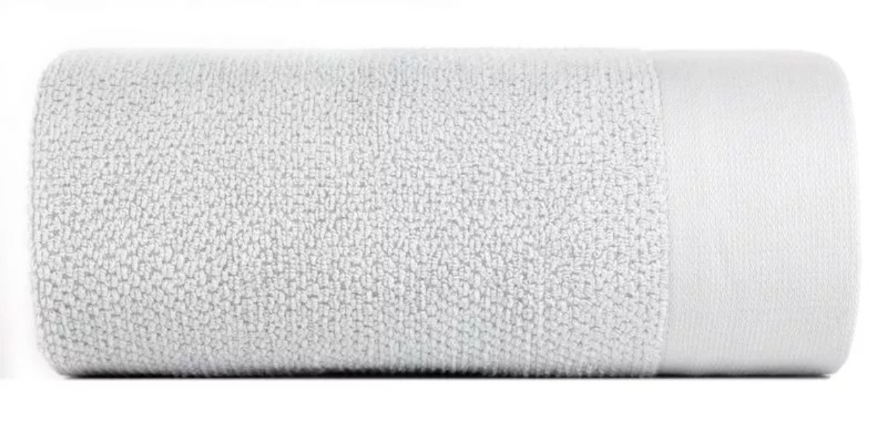 Ręcznik 30x50 srebrny z efektem ryżowym frotte 550 g/m2