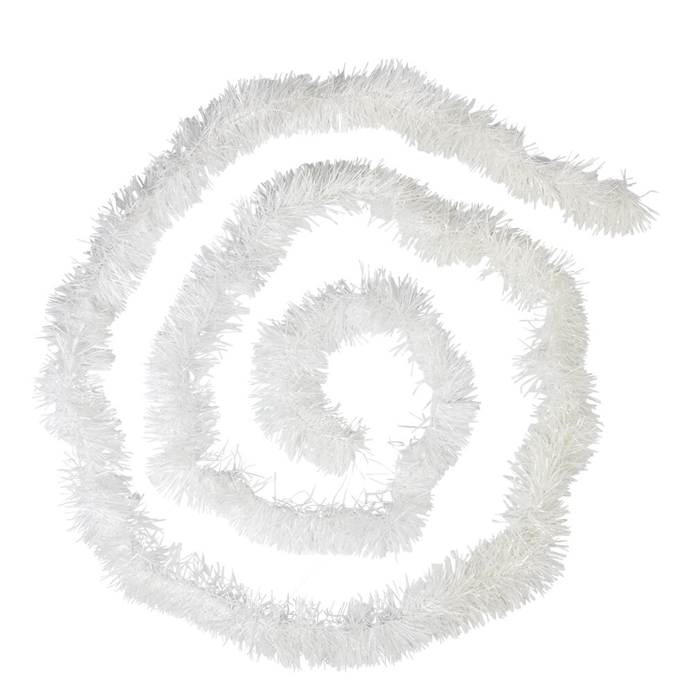 Guirlande de No&euml;l à brins scintillants Blanc 4m