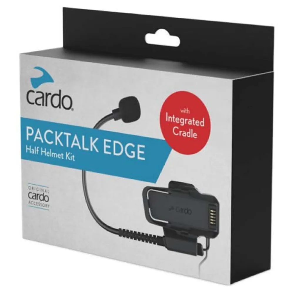 Cardo Packtalk Edge For Jet Helmets intercom audio kit