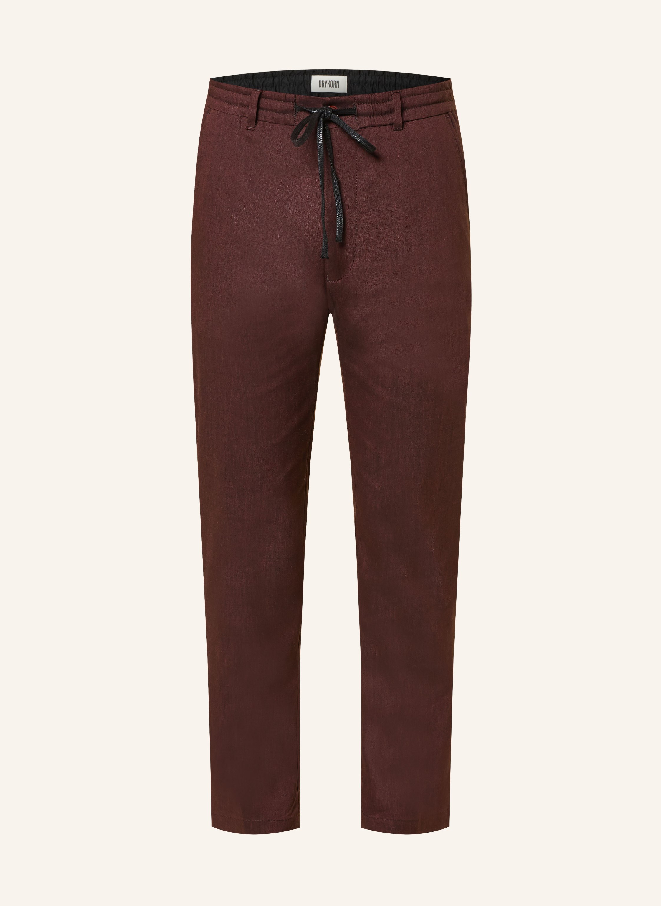 DRYKORN Hose DEGER im Jogging-Stil Regular Fit mit Leinen