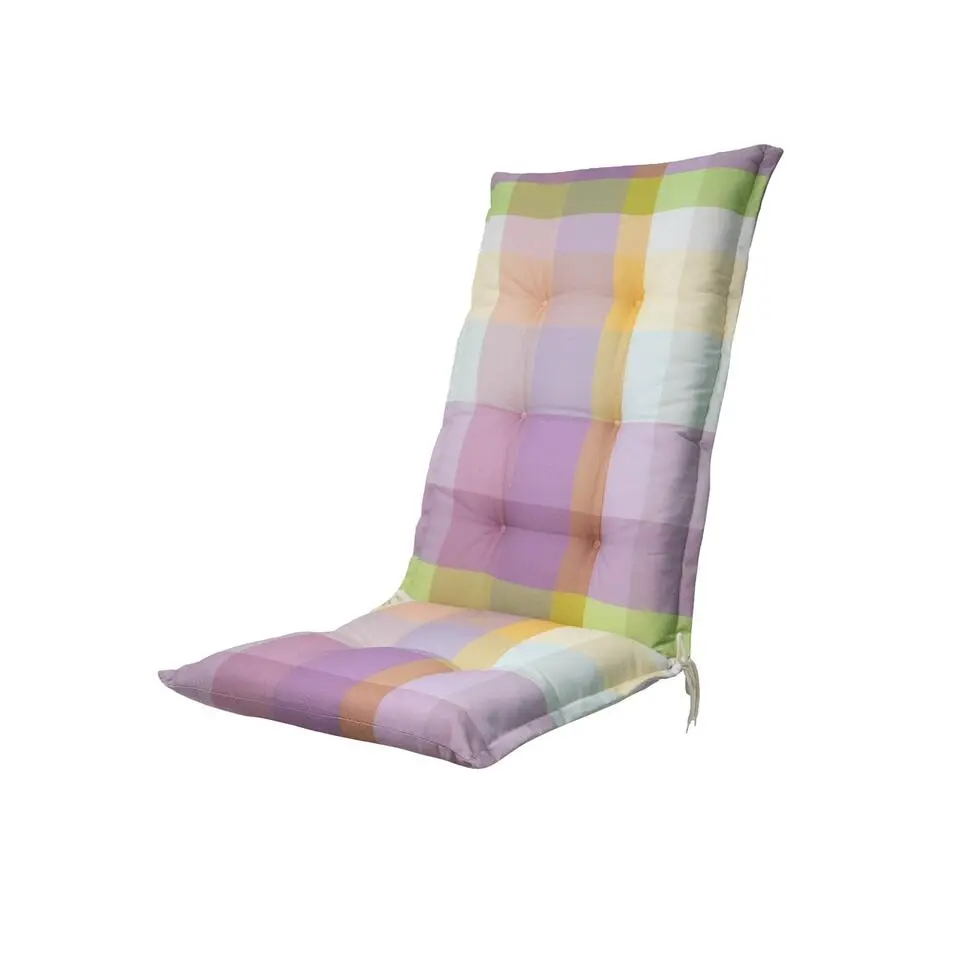 Madison - Tuinstoelkussen Hoge Rug Sya purple - Ca. 123x50 cm - Set van 4