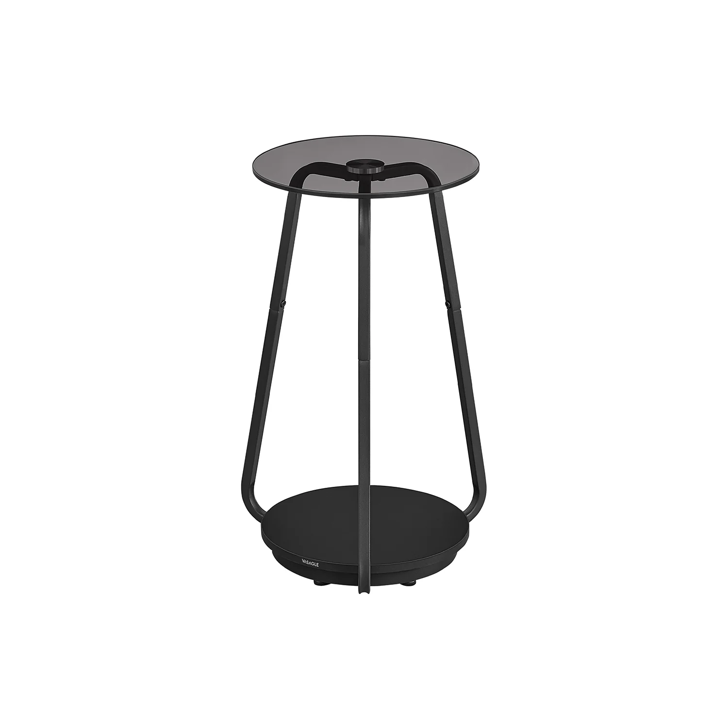 Table d’appoint ronde à 2 niveaux