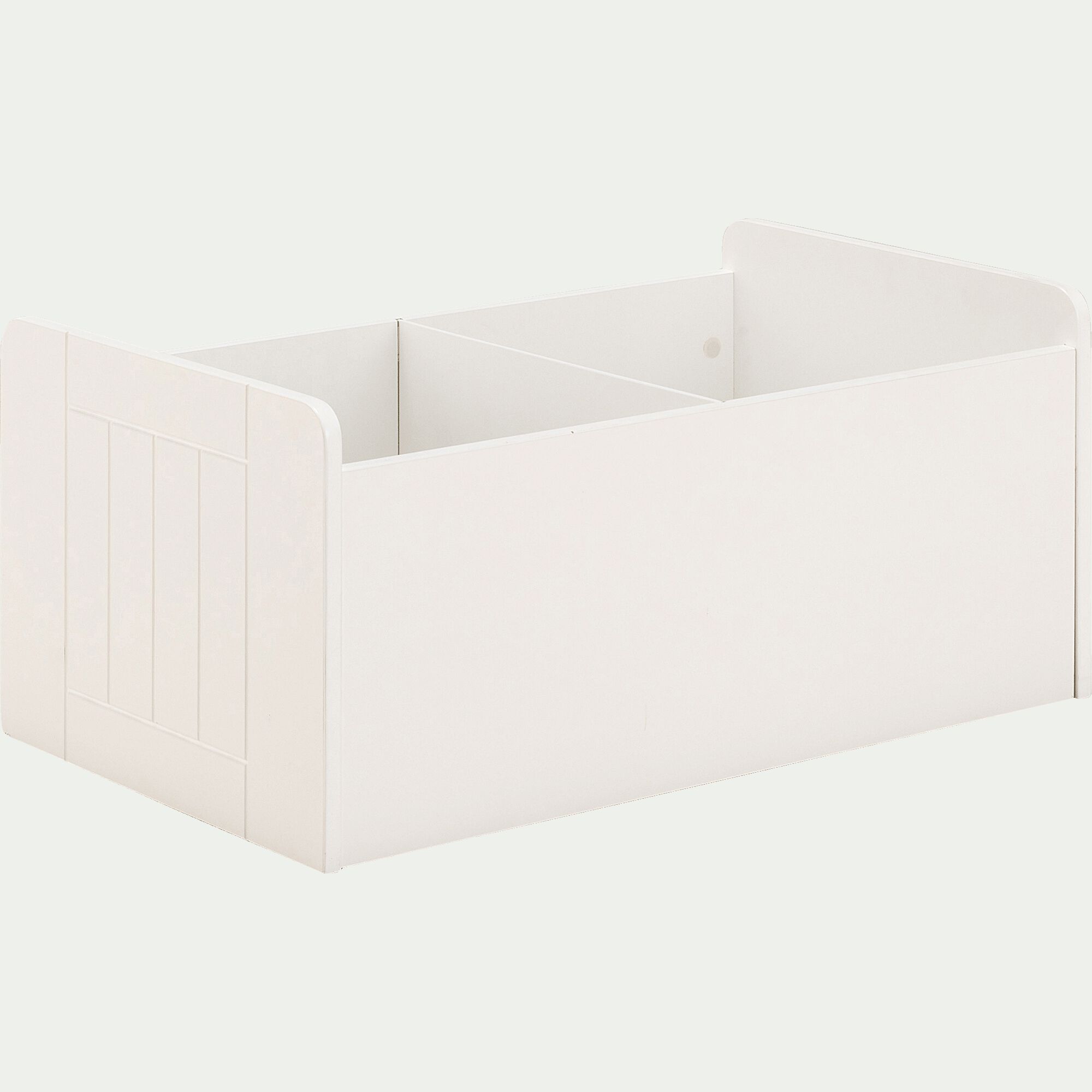 POLLUX - Coffre de rangement en bois chambre enfant - blanc