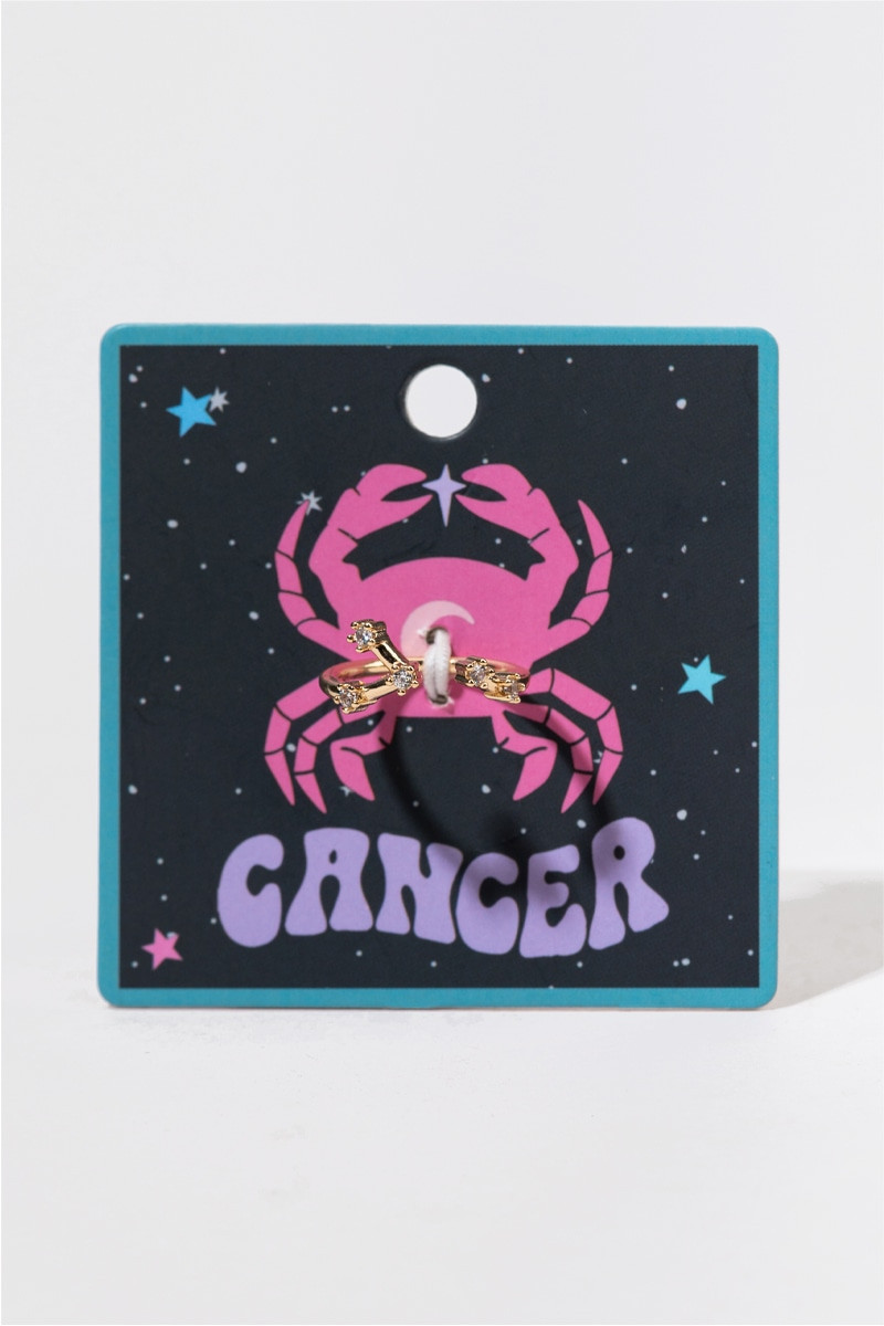 Zodiac Constellation CZ Ring