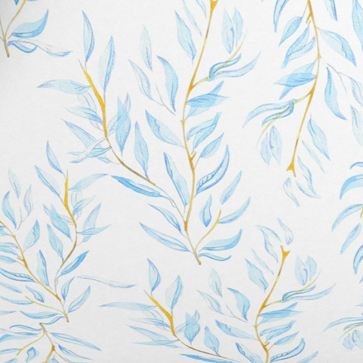 - Coussin motif polyester bleu 40x40cm