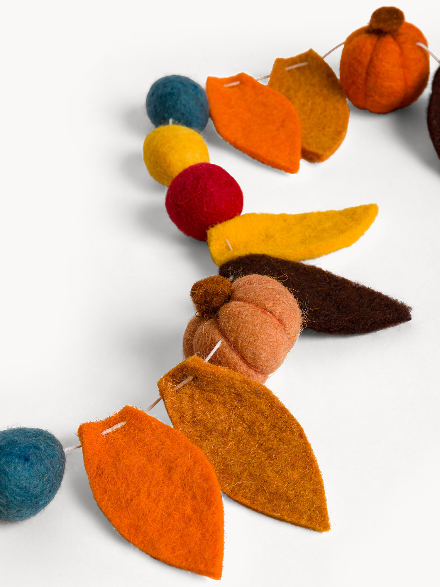 Ghirlanda autunnale in feltro