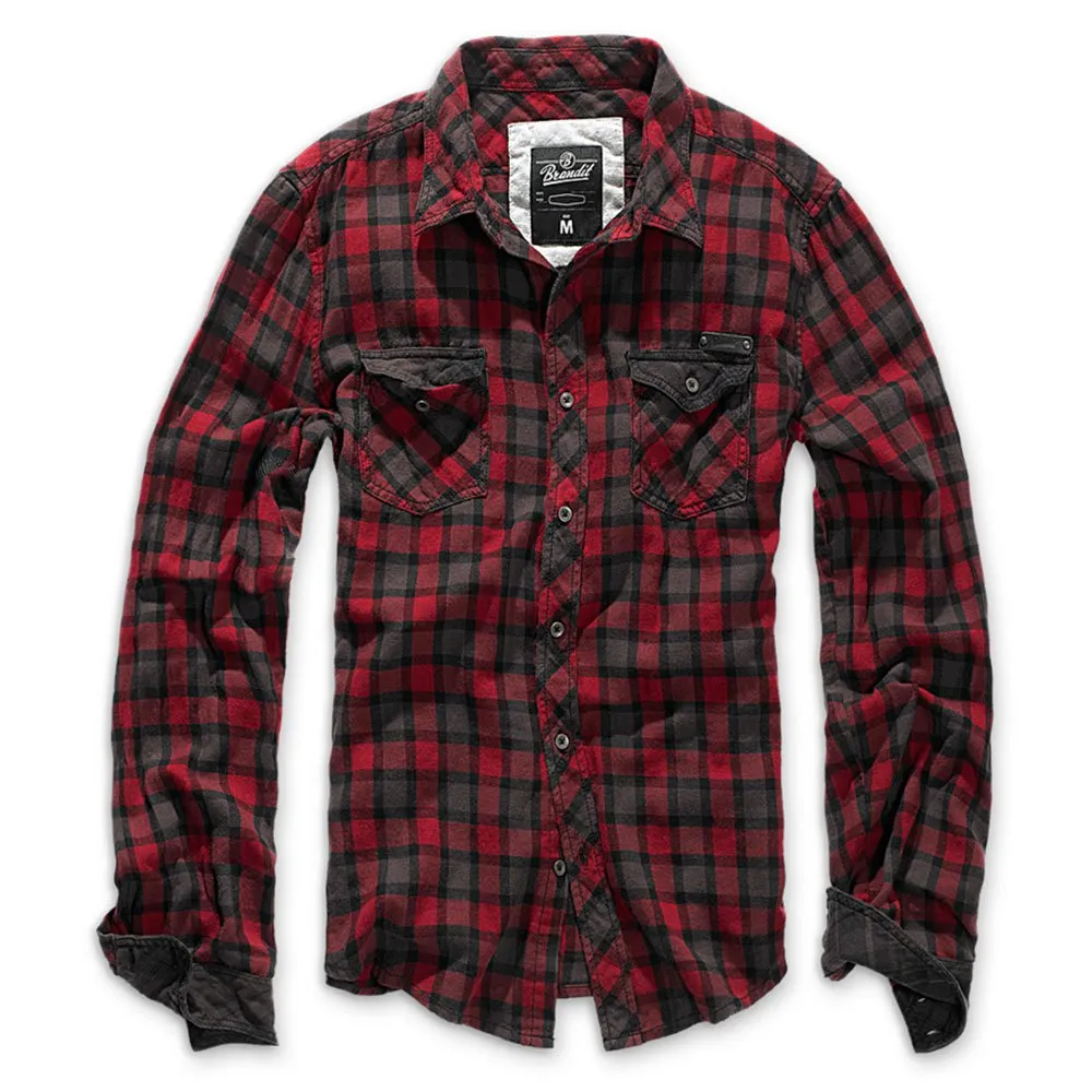 Brandit Check Duncan long sleeve shirt