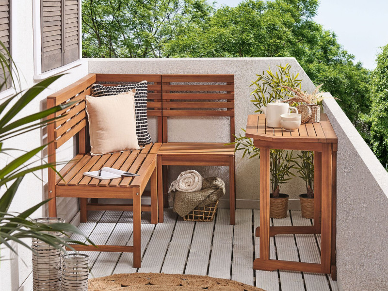 Ławka ogrodowa 50x110 balkon akacja