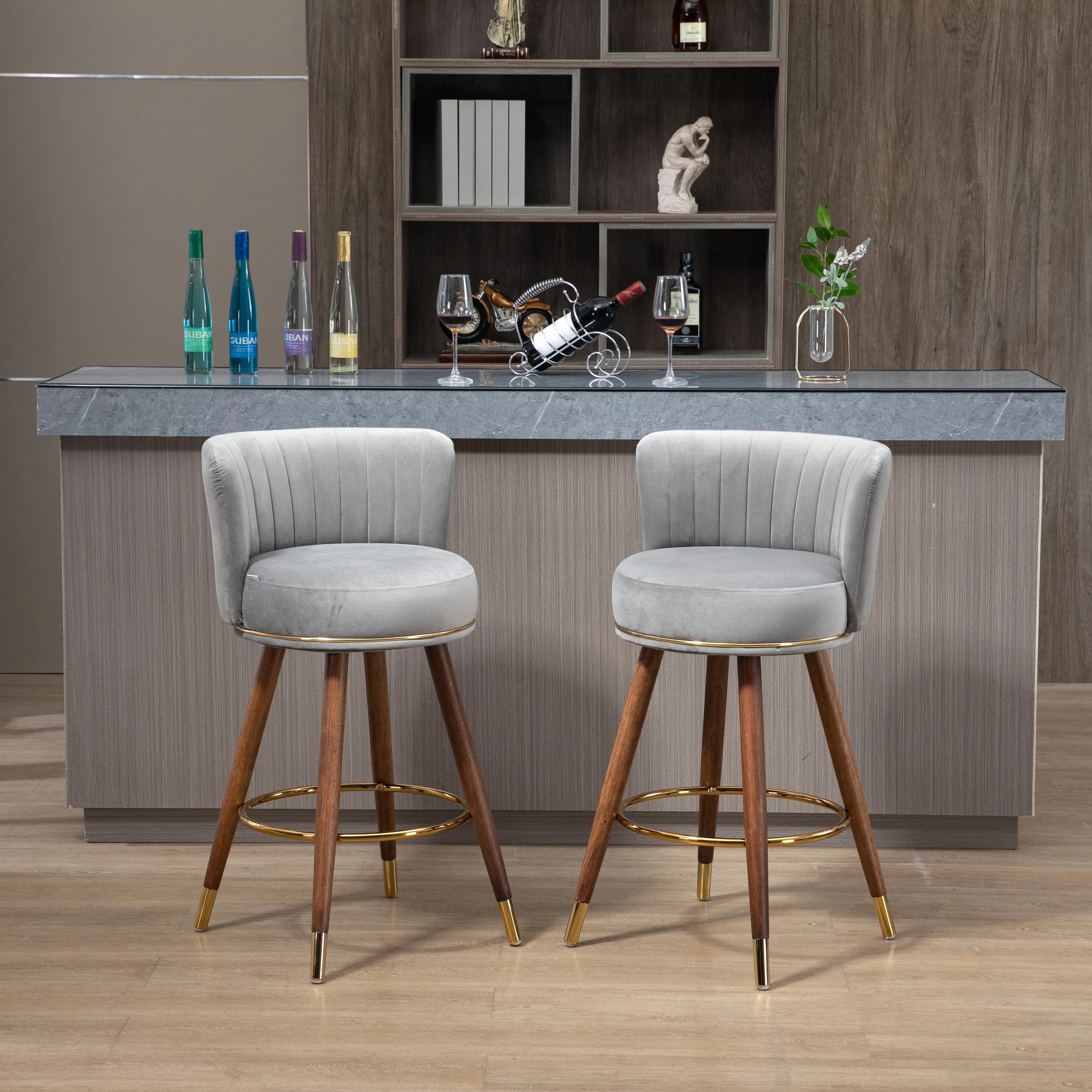 Counter Height Bar Stools Set of 2
