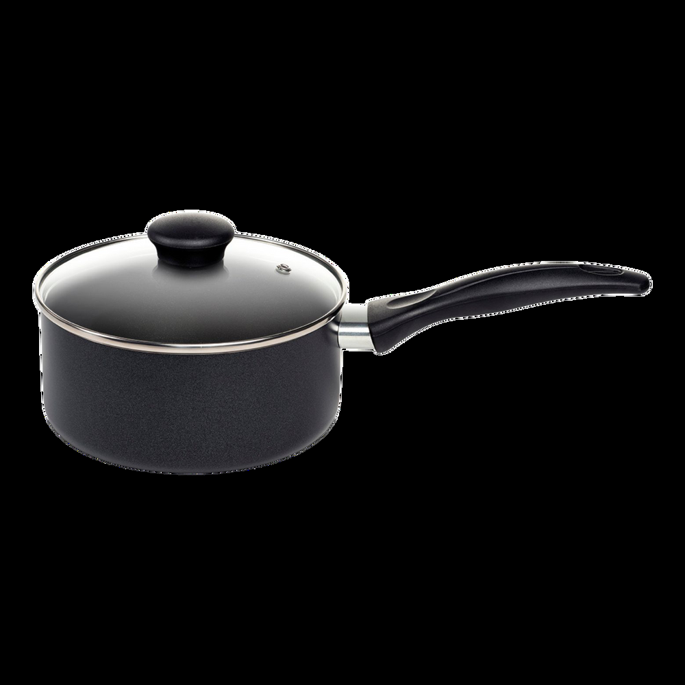 T-fal Viva Saucepan, Non-Stick, Dishwasher & Oven Safe, Black, 2qt