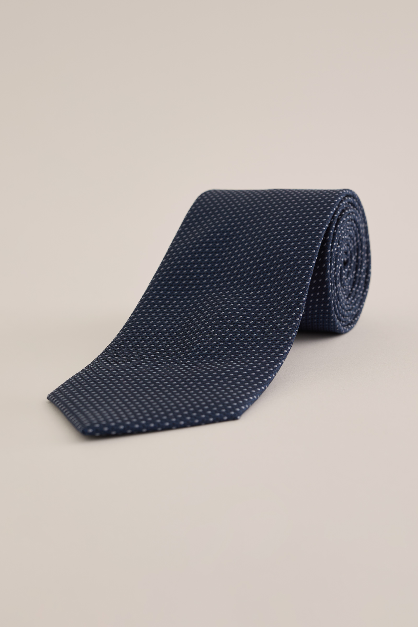 Heren stropdas met stippenprint