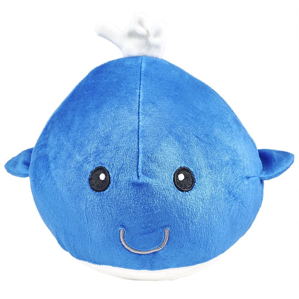 Peluche Baleine Ø20 cm bleu pétrole